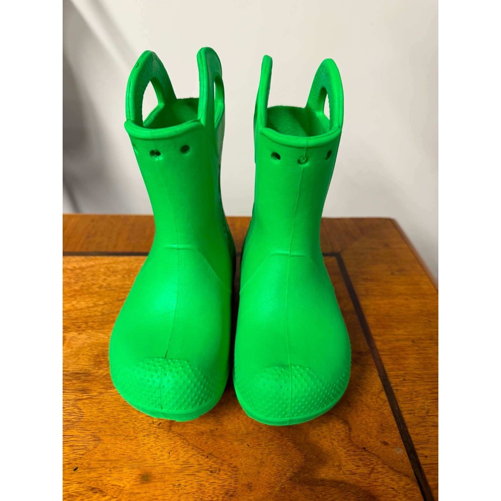 CROCS Kids Handel It Rain Boot Green